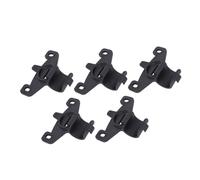 POPETPOP 5pcs Black Nylon Pump Holder Bike Inflator Clip Bracket Lightweight Easy Install Universal Fit for Most Bikes Cycling Accessories