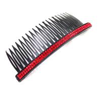 POPETPOP 5pcs Black Plastic Hair Combs Rhinestones Lightweight Side Hair Clip Accessories for Brides for Wedding Ceremony Random Color