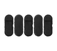 POPETPOP 5pcs Brake Rotor Cover Plug, Black Cap Dust Hole Sealing Cap | Automotive Brake Disc Plug, Rotor Closure Plug Stopper, Auto Disc Dustproof Protection