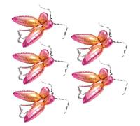 POPETPOP 5pcs Butterfly Shaped Foil Balloons for Birthday Party Decorations Friendly Fairy Wings Design Dual Purpose Photo Props and Themed Party Supplies for Events