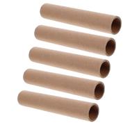 POPETPOP 5pcs Cardboard Mailing Tubes Caps for Art Prints and Documents, round Paper Poster Tubes, High Durability and Easy to Transport, for Artists and Students
