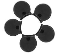 POPETPOP 5pcs Clarinet Thumb Rest Cushions Rubber Finger Pads Replacement Soft Thumb for Clarinet Accessories Black Suitable for Wind Instrument Players