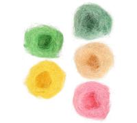POPETPOP 5pcs Colorful Filling Materials for Bird Nests Easter Decorative Nest Ornaments for Party and Home Use with Eggs, Candies, and Fake Birds
