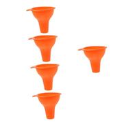 POPETPOP 5pcs Dog Toy Food Funnel Silicone Transfer Tool for Easy Filling Multi-purpose for Dog Food and Liquids and Lightweight for Household Use