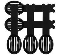 POPETPOP 5pcs Hamster Bath Spoons Set Sturdy Plastic Small Pet Sand Bath Scoops with Fine Workmanship Lightweight and Practical Random Color