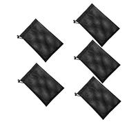 POPETPOP 5pcs Men Golf Shag Bag Large Storage Organizer Mesh Bag for Balls Easy to Carry and Store Polyester
