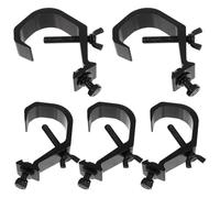 POPETPOP 5pcs Metal Stage Light Clamp Hooks Aluminum Moving Head Lamp Truss Clamps Sturdy Lighting Accessories for Professional Stage and Dj Lighting
