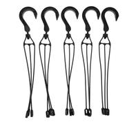 POPETPOP 5pcs Plastic Hanging Flower Pot Hooks for Flowerpots, Sturdy and Safe Pot Hanging Holders with Load Bearing 2.5kg, Suitable for Homes and Shelves Garden Accessories