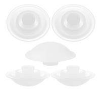 POPETPOP 5pcs Silicone Spill Proof Leak Stoppers for Belly Bottle Cups, Reusable Water Bottle Leak Plug Accessories with Waterproof Seal Rings for Outdoor Sports