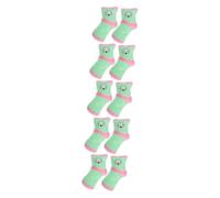 POPETPOP 5sets Dog Squeaky Toy Cartoon Sock Biting Toy for Puppies Small Dog Chew Interactive Molar Pet for Small 2pcs*5
