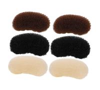 POPETPOP 5sets Girls Hair Clips Hair Claw Clip Padding Flower Styling Clamp Bump Pads Volume Enhancer 6pcs*5