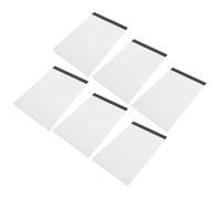 POPETPOP 6 Books Tear off Memo Pad Notebooks Assorted Color Paper with Moderate Thickness Fashionable Simple Style for Weekly Plan and Work Use Portable Notepads