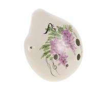 POPETPOP 6-hole Ceramic Ocarina Alto F Key Musical Instrument with Extraordinary Tones and Beautiful Sounds, Small and Delicate Design for Beginners Practice and Learning