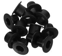 POPETPOP 6 Pairs Foosball Bushings Table Football Rod Bearings Simple and Elegant Design Plastic Lightweight Threaded Structure Easy to Install Easy to Store for Table Football Accessories