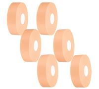 POPETPOP 6 Rolls Self-Adhesive Heel Pads for Shoes and High-Heels, Comfortable Foam Cushion with Pe and Glue Material, Anti-Friction Heel Liners for Outdoor Travel and Hiking Protection