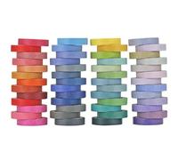 POPETPOP 60 Rolls Solid Color Washi Tape Set, 60 Unique Colors DIY Craft Decorative Tapes for Scrapbooking, Journals, Planners, and Notebook Decoration in Uk