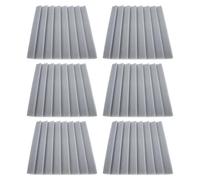 POPETPOP 6pcs Acoustic Panel Sound Insulation Boards Polyurethane Creative Design Noise Reduction Soundproof Engineering for Practice Rooms and Piano Rooms