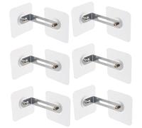 POPETPOP 6Pcs Adhesive Furniture Wall Anchors Proofing Kit Safety Tip Cabinet Straps for Bookcase Dresser Shelf Securement