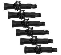 POPETPOP 6pcs Adjustable Black Swivel Joint Thread Adapters for Extension Poles, 160° Rotatable Angle Adaptors Compatible with American Thread, Telescoping Pole Accessories for Painting