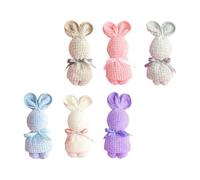 POPETPOP 6pcs Adorable Rabbit Towel for Easter Multi-Function Wash Towel Girl Shower Gifts