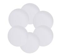 POPETPOP 6pcs Anti-Dazzling Plastic Lampshade Diffuser for Ceiling Spotlights, White Replacement Lamp Covers, Easy Installation, Dust Protection for Boys and Girls Room and Study