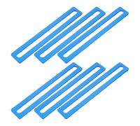 POPETPOP 6pcs Blue Reading Aid Strips for Dyslexia Guided Reading Tracking Bookmarks for Students Home Study Overlay Highlight Strips to Reduce Visual Stress