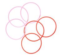 POPETPOP 6pcs Floating Plant Isolation Rings for Fish Tanks Durable Fish Feeding Circles Aquarium Accessories for Optimal Feeding Conditions and Plant Isolation
