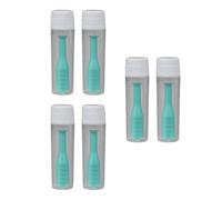 POPETPOP 6pcs Green Contact Lens Inserter Remover Set with Suction Stick and Tweezers Hard Lens Holder Tools with Protective Case Handling and Care