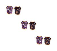 POPETPOP 6pcs Halloween Decorative Pet Costume for Dogs and Cats Funny Pet Outfit Pumpkin Wizard Hat for Halloween Parties and Cosplay Events