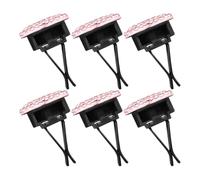 POPETPOP 6pcs Heart Shape Car Air Vent Clips with Elegant Rhinestone Design Glass Material Easy Cartridge Exchange Decorative Car Vent Clip Accessories for Vehicle