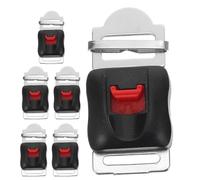 POPETPOP 6pcs Helmet Chin Strap Buckle Replacement Kit with Quick Release Metal Buckles, Adjustable Fit and High Strength Security for Hard Hat Use in High Risk Operations