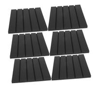 POPETPOP 6pcs High Density Flame Retardant Soundproof Panels Sound Dampening Boards for Noise Reduction Walls Recording Studios Music Rooms Acoustic Treatment