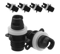 POPETPOP 6pcs Inflatable Kayak Pump Valve Adapter Set for Paddle Boards and Sups, Electric Air Pump Connector Nozzle Converter for Inflatable Boats and Outdoor Water Sports