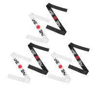 POPETPOP 6pcs Japanese Sushi Chef Headband Set, Classic Polyester Bandana Sweat Management and Long Hair Secure Features, for Professional Restaurant Appearances and Sushi Bars