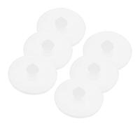 POPETPOP 6pcs Lunch Box Sealing Stopper Sealing Pad Silicone Reduces Inner Pressure Food Storage Accessories for Kitchen Use
