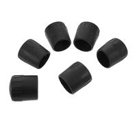 POPETPOP 6pcs Microphone Leg Covers Rubber Caps for 25mm Tube Diameter Mic Stand Feet Protective Sleeves for Musical Instrument Stands and Wireless Mic Holders