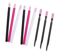 POPETPOP 6pcs Nail Grinding Tools with Ergonomic Handle and Plastic Material for Removing Dead Skin, Includes 3pcs Ceramic Grinding Pens Suitable for Personal at Home Use