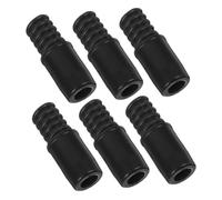 POPETPOP 6pcs Plastic Threaded Tip Replacement for Extension Poles Broom Handle Adapter with Screw Design Compatible with Telescopic Poles for Efficient Cleaning