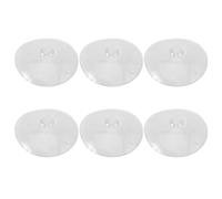 POPETPOP 6pcs Pvc Suction Cups for Car Windshield Sunshade Replacement, Lightweight and Portable Sucker Pads for Front Vehicle Windows, for Easy Installation and No Trace Removal