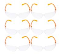 POPETPOP 6pcs Safety Goggles for Science Lab Use, Protective Eyewear Made of PC Material, Easy to Clean and Blocks Tiny Particles, for Science Class and Laboratory Use