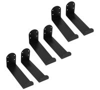 POPETPOP 6pcs Snowboard Wall Rack Metal Ski Storage Bracket for Garages