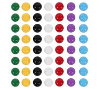 POPETPOP 70 Pieces Colorful Plastic Marbles, Educational Math Counters for Kids, Probability Balls, Replacement Marbles for Math Toys And Learning Games