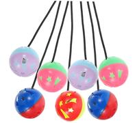 POPETPOP 7pcs Lizard Toy Bell Balls for Household Bearded Dragon Toys Interesting Reptile Bell Balls Replaceable Design Compact for Terrariums Accessories