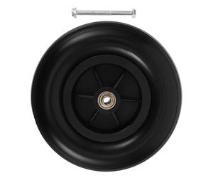 POPETPOP 8 Inch Wheelchair Solid Wheels Replacement Front Wheel Pu+PVC Material Puncture Proof Maintenance-Free Fat Tire Structure Large Diameter for Manual Wheelchairs Outdoor Activities