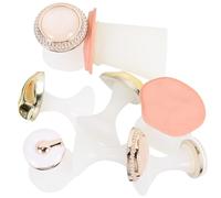 POPETPOP 8 Pcs Reusable Silicone Toe Separators for Nail Polish Pedicure Toe Separators Spacers for Women to Separate Overlapping