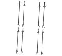 POPETPOP 8pcs Aquatic Plant Clip Tool Long Feeding Tongs for Fish Tank for Aquarium Cleaning and Plant Care Aquarium Accessories