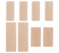 POPETPOP 8pcs Carving Wood Blanks Wood Carving Blocks Cubes for Beginners Experts Handmade Basswood with Smooth Surface Resistant to Splitting for Painting and Special Events