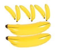 POPETPOP 8pcs Inflatable Banana Big Banana Props for Bachelorette Party Supplies Birthday Decorations Creative Photography Props Fun Pool Party Entertainment