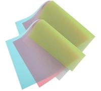POPETPOP 8pcs Kitchen Fridge Anti-skid Mats Set White Blue Pink Green, Washable Silicone Shelf Liners for Cabinets, Cuttable Refrigerator Liners 45x30cm
