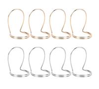 POPETPOP 8pcs Metal Guitar Finger Picks for Classical and Folk Guitar Practical and Not Easy to Break Suitable for Index Finger Use